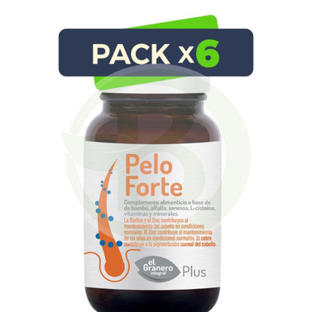 Pack 6x Peloforte 100 Cápsulas Granero