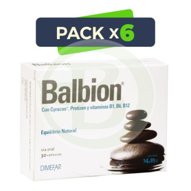 Pack 6x Balbion 495Mg. 30 Cápsulas Dimefar