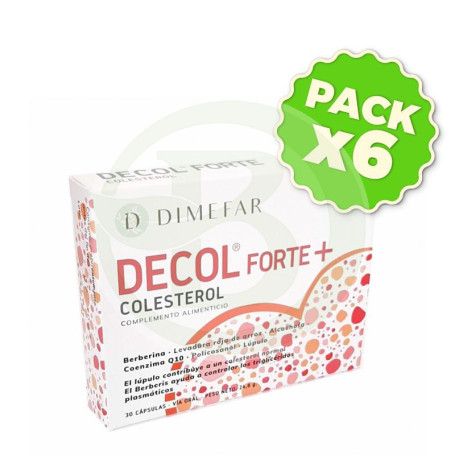 Pack 6x Decol Forte + 30 Cápsulas Dimefar