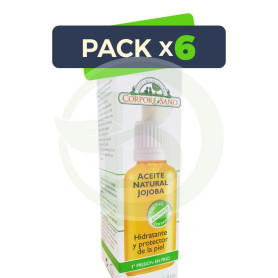 Pack 6x Aceite Natural De Jojoba 30Ml. Corpore Sano