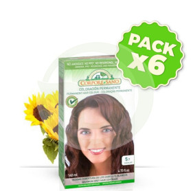 Pack 6x Tinte 5.7 Chocolate 140Ml. Corpore Sano
