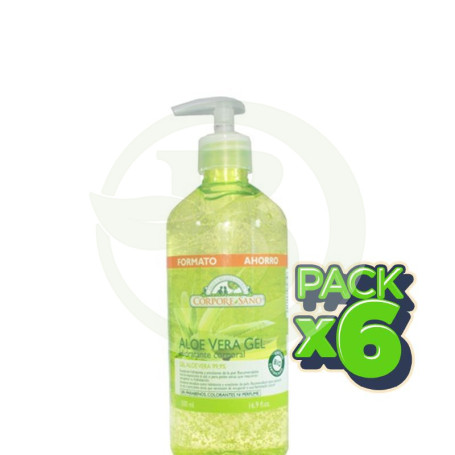 Pack 6x Gel Aloe Vera 500Ml. Corpore Sano