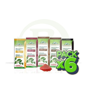 Pack 6x Crema Color Cabello Caoba 60Ml. Corpore Sano