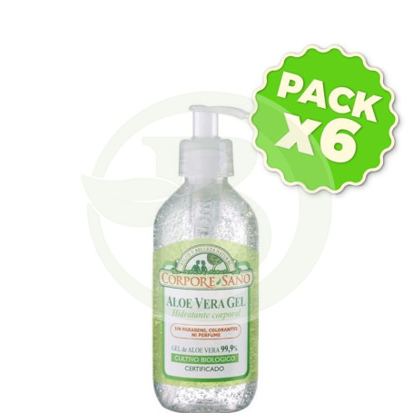 Pack 6x Gel De Aloe Vera 300Ml. Corpore Sano