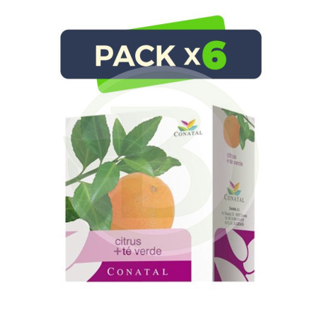 Pack 6x Citrus + Té Verde 14 Sobres Conatal