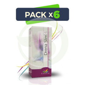 Pack 6x Drena Slim Jarabe 250Ml. Conatal
