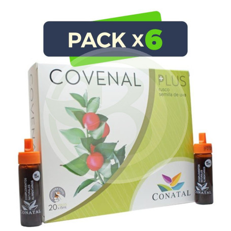 Pack 6x Covenal Plus 20 Viales 15Ml. Conatal