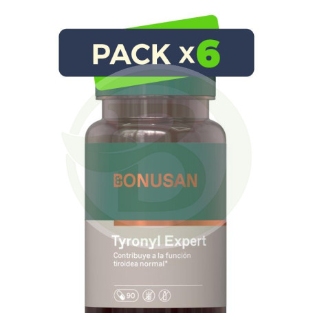 Pack 6x Tyronil 90 Cápsulas Vegetales Bonusan