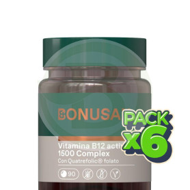 Pack 6x Coenzima B12 Plus 1.500Mcg. 90 Tabletas Bonusan
