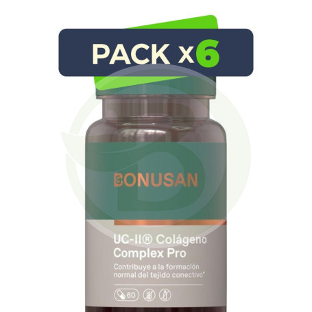 Pack 6x UC-II Plus 60 Cápsulas Bonusan