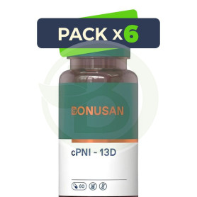 Pack 6x Cpni - 13D 60 Cápsulas Bonusan
