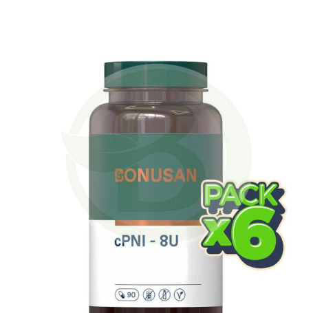 Pack 6x Cpni - 8U 90 Cápsulas Bonusan
