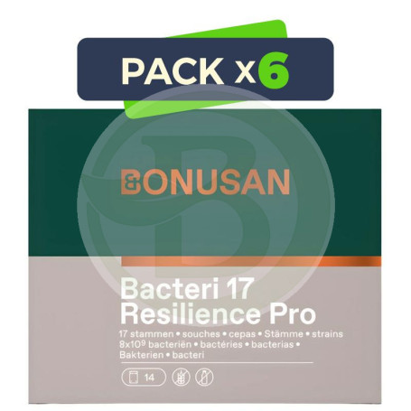 Pack 6x Bacteri 17 Expert Resilience 14 Sobres Bonusan