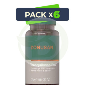 Pack 6x Tranquilosan 60 Cápsulas Bonusan