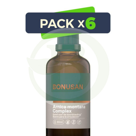Pack 6x Arnica Montana Complex 50Ml Bonusan