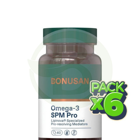 Pack 6x Omega-3 Spm Pro 60 Perlas Bonusan