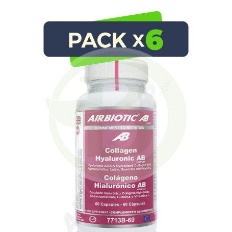 Pack 6x Colágeno Hidrolizado Complex 60 Cápsulas Airbiotic
