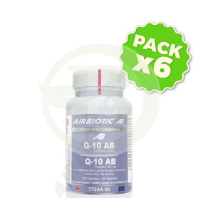 Pack 6x Q-10 Complex 200Mg. 30 Cápsulas Airbiotic