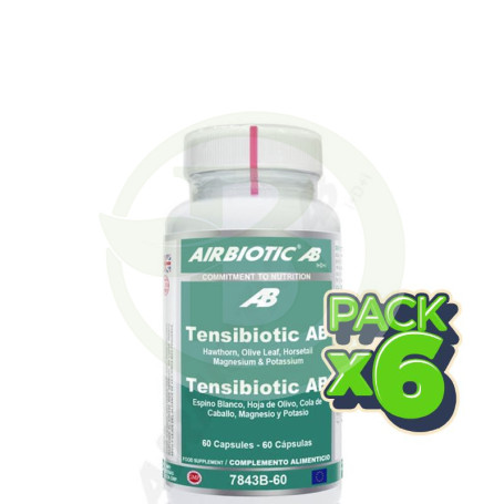 Pack 6x Tensibiotic AB 60 Cápsulas Airbiotic
