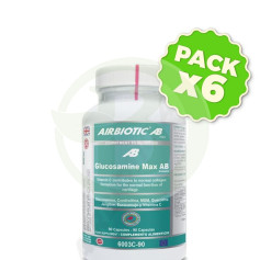 Pack 6x Glucosamine Max Ab Complex 90 Cápsulas Airbiotic