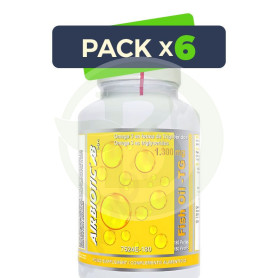 Pack 6x Fish Oil Tg 1300Mg 180 Cápsulas Airbiotic