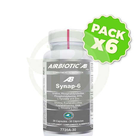 Pack 6x Synap-6 Complex 30 Cápsulas Airbiotic