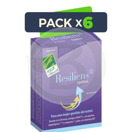 Pack 6x Resiliens Equilibrio Capsulas 100% Natural