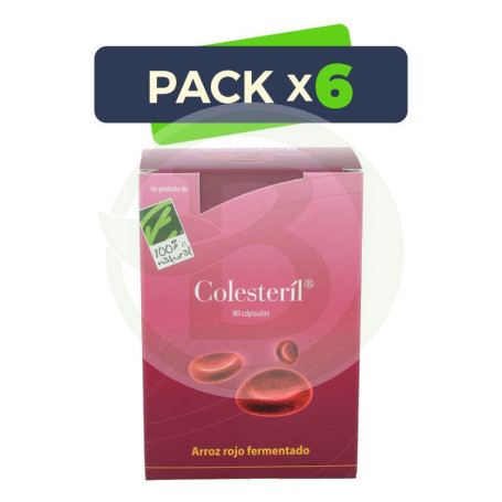Pack 6x Colesteríl 90 Capsulas Cienporcien Natural