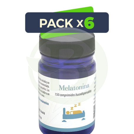 Pack 6x Melatonina 150 Comprimidos 100% Natural