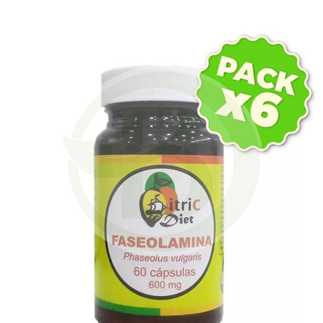 Pack 6x Faseolamina 600Mg 60 Capsulas Citricdiet
