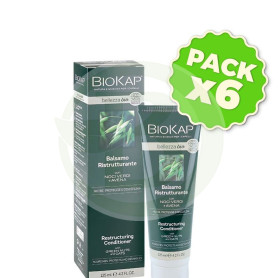 Pack 6x Bálsamo Acondicionador Reestructurante Cosmo Ecocert 200 Ml Biok