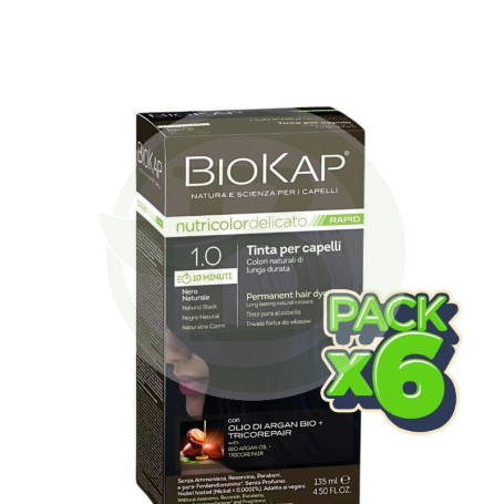 Pack 6x Rapid Delicato 1.0 Negro Natural 135 Ml Biokap