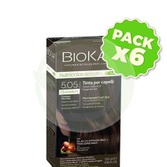 Pack 6x Rapid Delicato 5.05 Castaño Avellana 135Ml Biokap