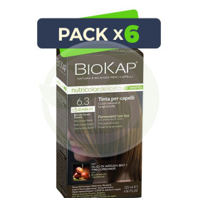 Pack 6x Rapid Delicato 6.30 Rubio Dorado Oscuro 135Ml Biokap