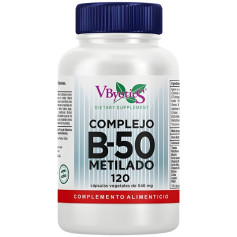 Complejo B50 Metilado 120 Capsulas Vbyotics