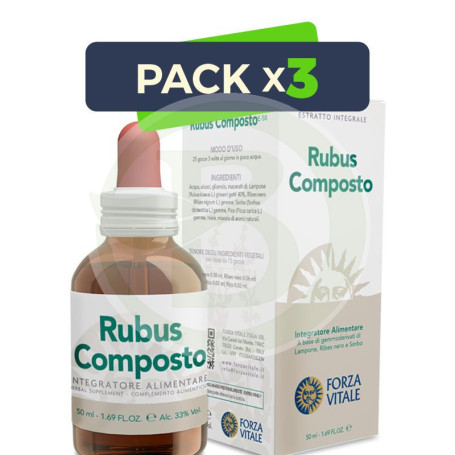 Pack 3x Rubus Composto 50Ml. Forza Vitale