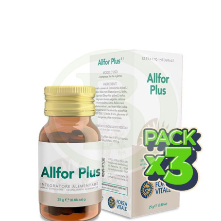 Pack 3x Allfor Plus 25Gr. Forza Vitale