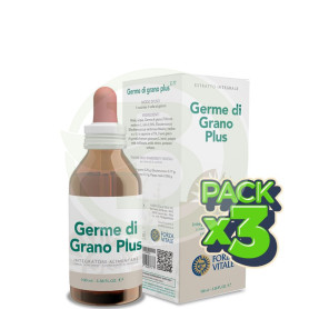 Pack 3x Germe di Grano Plus 100Ml. Forza Vitale