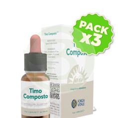 Pack 3x Timo Composto 10Ml. (Cobre) Forza Vitale