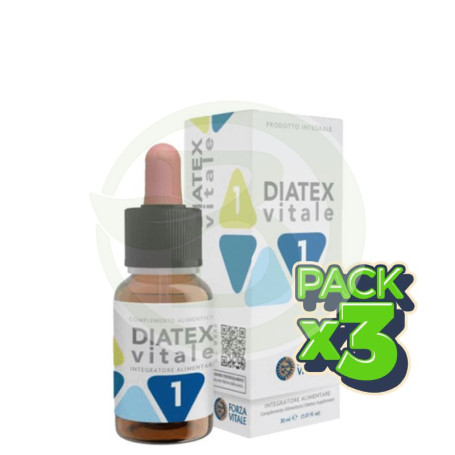 Pack 3x Diatex Vitale 1 30Ml. Forza Vitale