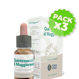 Pack 3x Quintaesencia de Maggiorana 10Ml. Forza Vitale