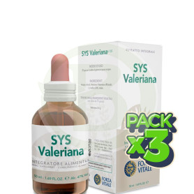 Pack 3x Sys Valeriana 50Ml. Forza Vitale