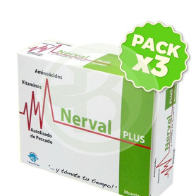 Pack 3x Nerval Plus 45 Cápsulas Espadiet