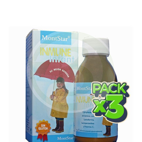 Pack 3x Inmune Infant 50Gr. Montstar