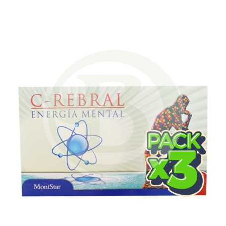 Pack 3x C-Rebral 10 Viales Montstar