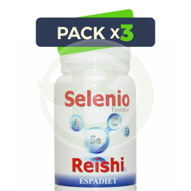 Pack 3x Selenio Reishi 60 Cápsulas Espadiet