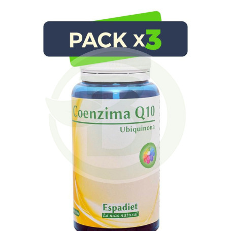 Pack 3x Coenzima Q10 90 Perlas Espadiet