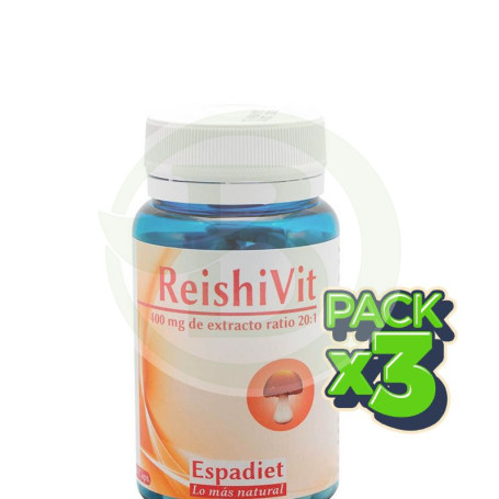 Pack 3x Reishi-Vit Forte 60 Cápsulas Espadiet
