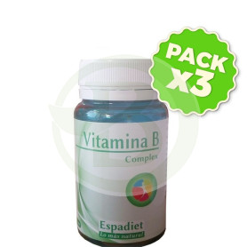 Pack 3x Vitamina B+ Complex 60 Perlas Espadiet