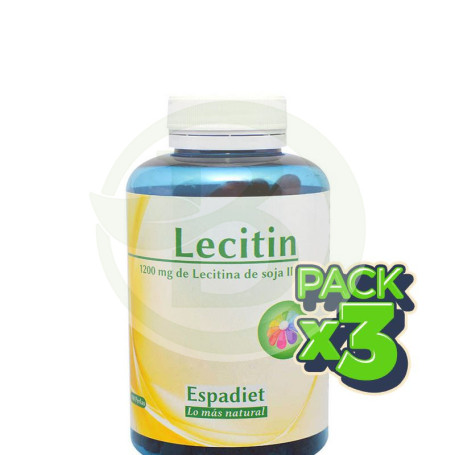 Pack 3x Lecitin 100 Perlas Espadiet